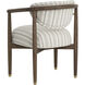 Sigrid Antique Brown / Gifford Script Dining Armchair
